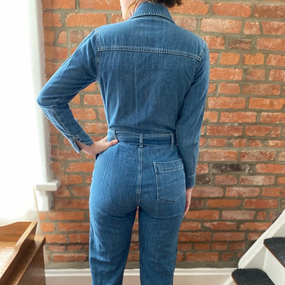Reformation Rex Boiler Suit Denim 🤍 - Picture 3 of 5